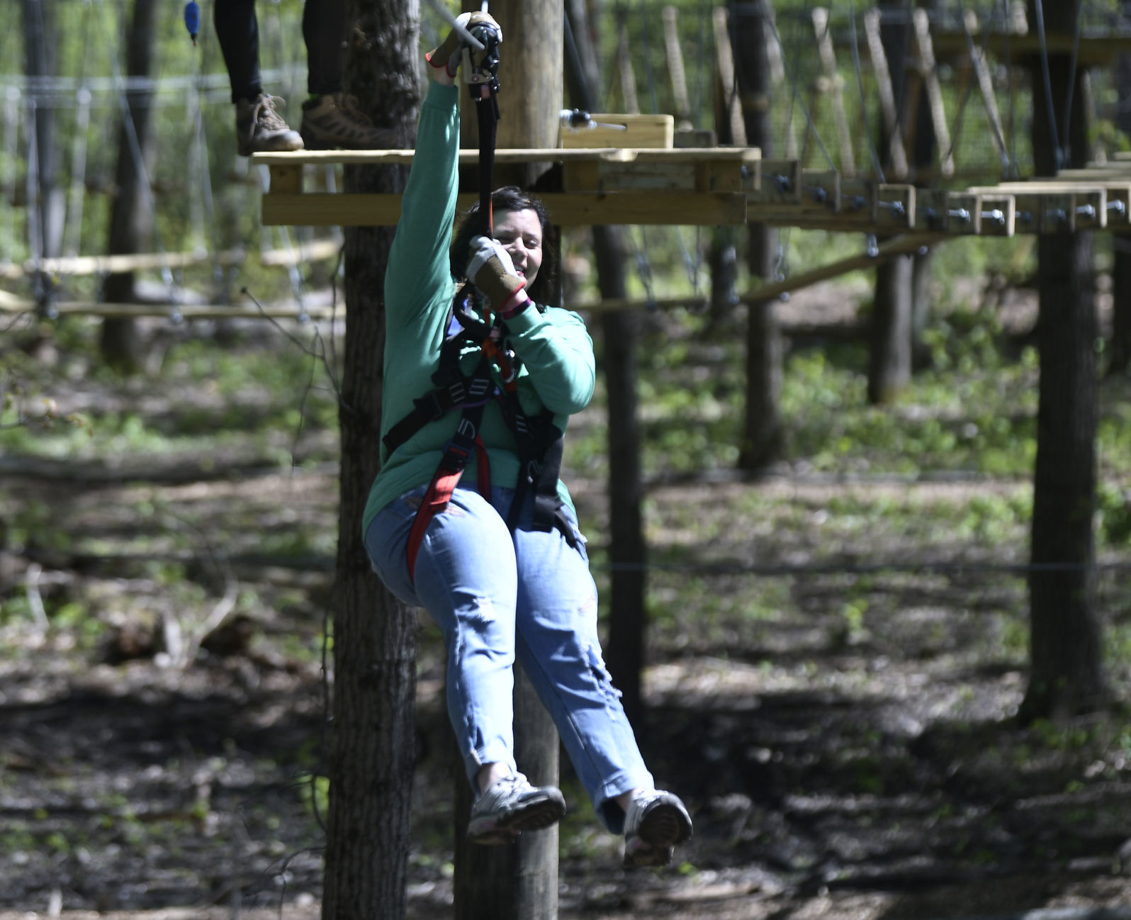 LIZ ON THE ROPES